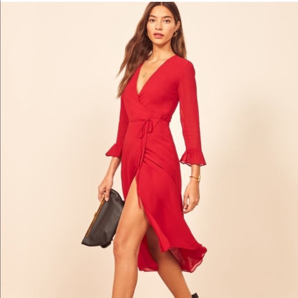 Reformation Mulberry dress M